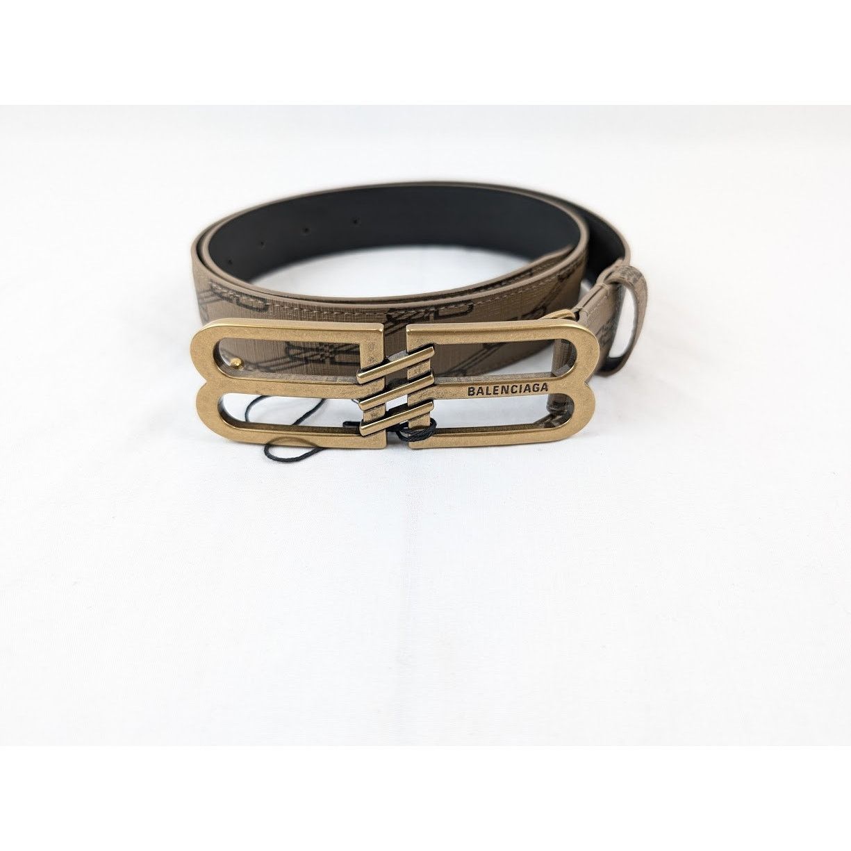o1rshd1 Size: 80/ BB Signature Belt 30 Coated in Beige/Brown