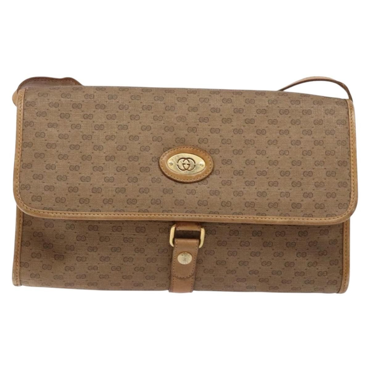 Gucci GUCCI Micro GG Supreme Shoulder Bag Pvc Beige Gold Size ONE SIZE - 2 Thumbnail