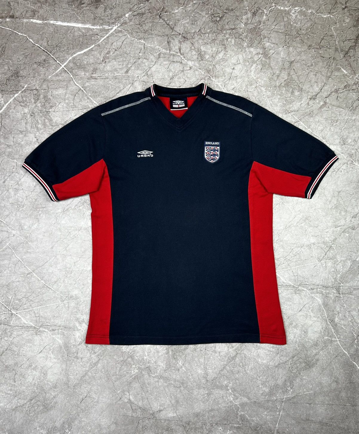 Umbro Vintage Umbro England Soccer T-shirt Size US XL / EU 56 / 4 - 1 Thumbnail