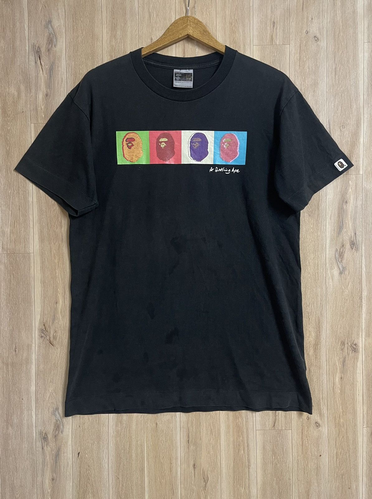 Bape Vintage 90’s Bape x Andy Warhol T shirt L Ideograph OG Rare Size US L / EU 52-54 / 3 - 1 Thumbnail