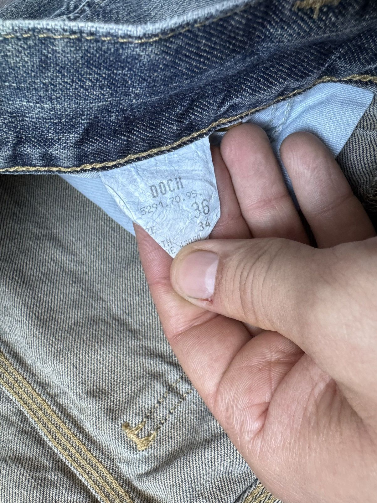 Big Star × Vintage Y2K Vintage Big Star Workwear Denim Rap Pants Size US 34 / EU 50 - 5 Thumbnail