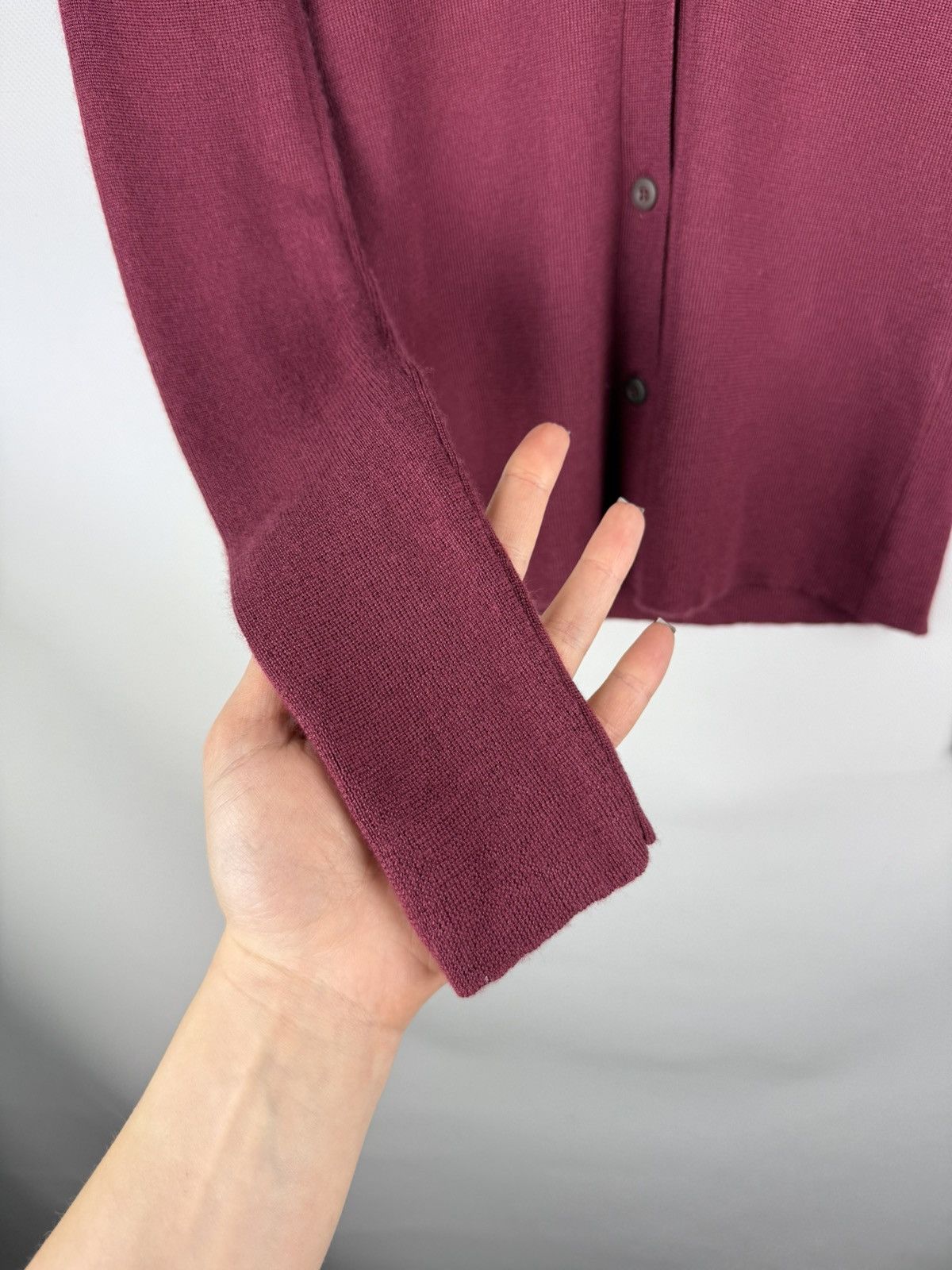 Prada Prada Ladies Cashmere Silk Long Sleeve Cardigan Sweater Size S / US 4 / IT 40 - 10 Thumbnail