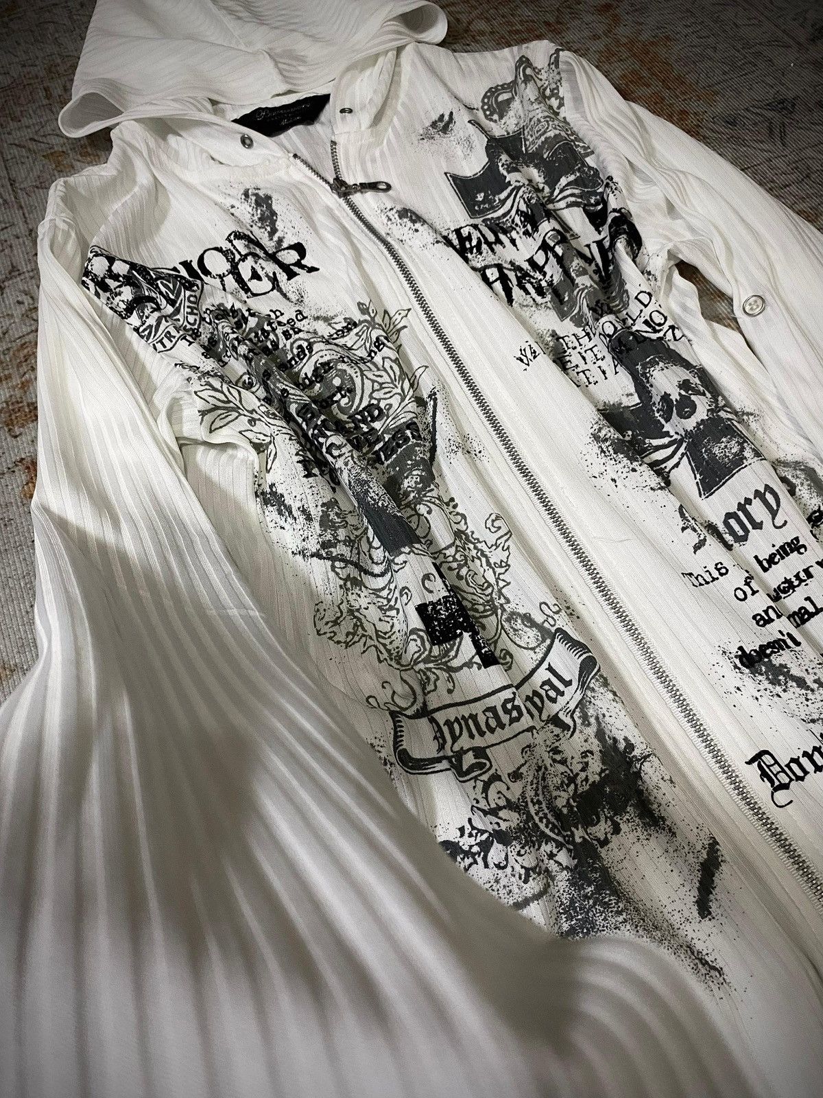 Beaumere Rare Beaumere Gothic Punk Poem Zip Hoodie Size US M / EU 48-50 / 2 - 2 Thumbnail