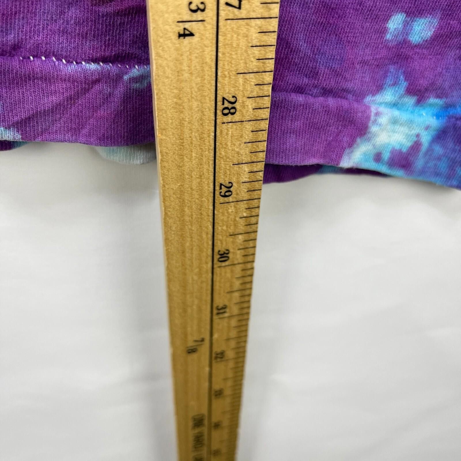 Fruit Of The Loom Vintage 90s Tie Dye Liquid AOP T Shirt Hippie XL Size US XL / EU 56 / 4 - 7 Thumbnail