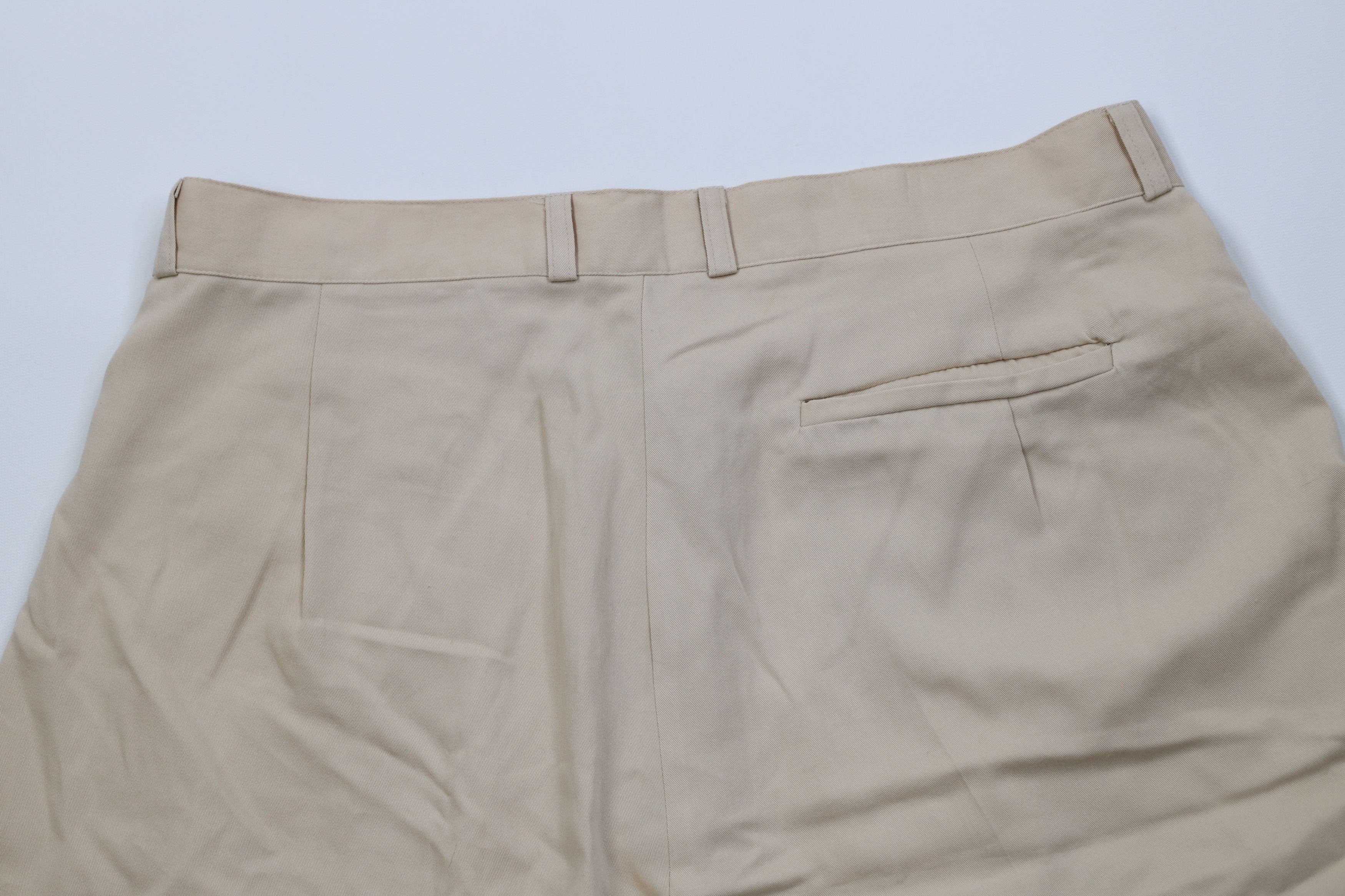 Vintage Deadstock Vintage 90s Streetwear Gabardine Chino Shorts USA Size US 38 / EU 54 - 11 Thumbnail