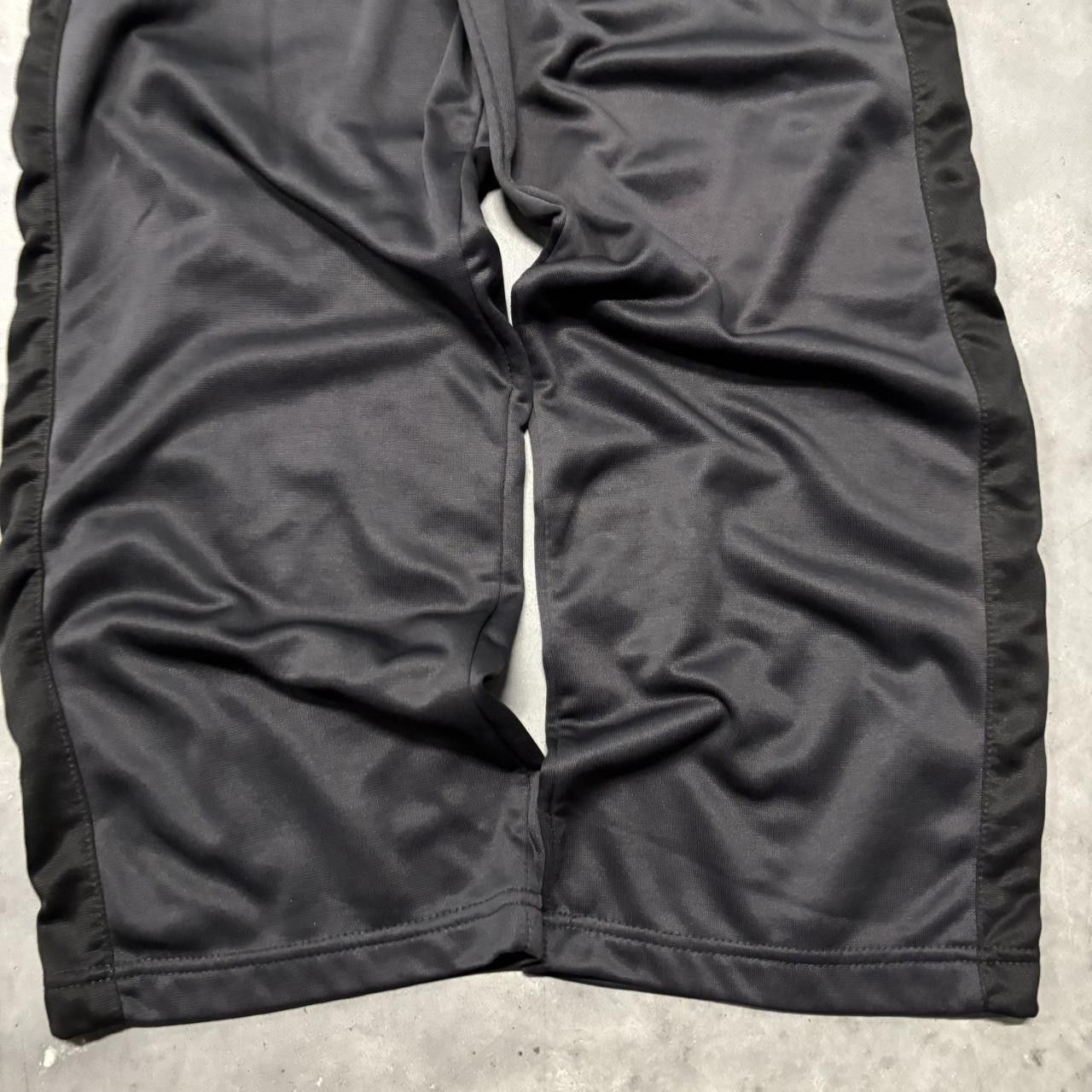 Japanese Brand × Vintage Crazy Y2K/2000s Black Grey Streetwear Skater Track Pants! Size US 32 / EU 48 - 5 Thumbnail