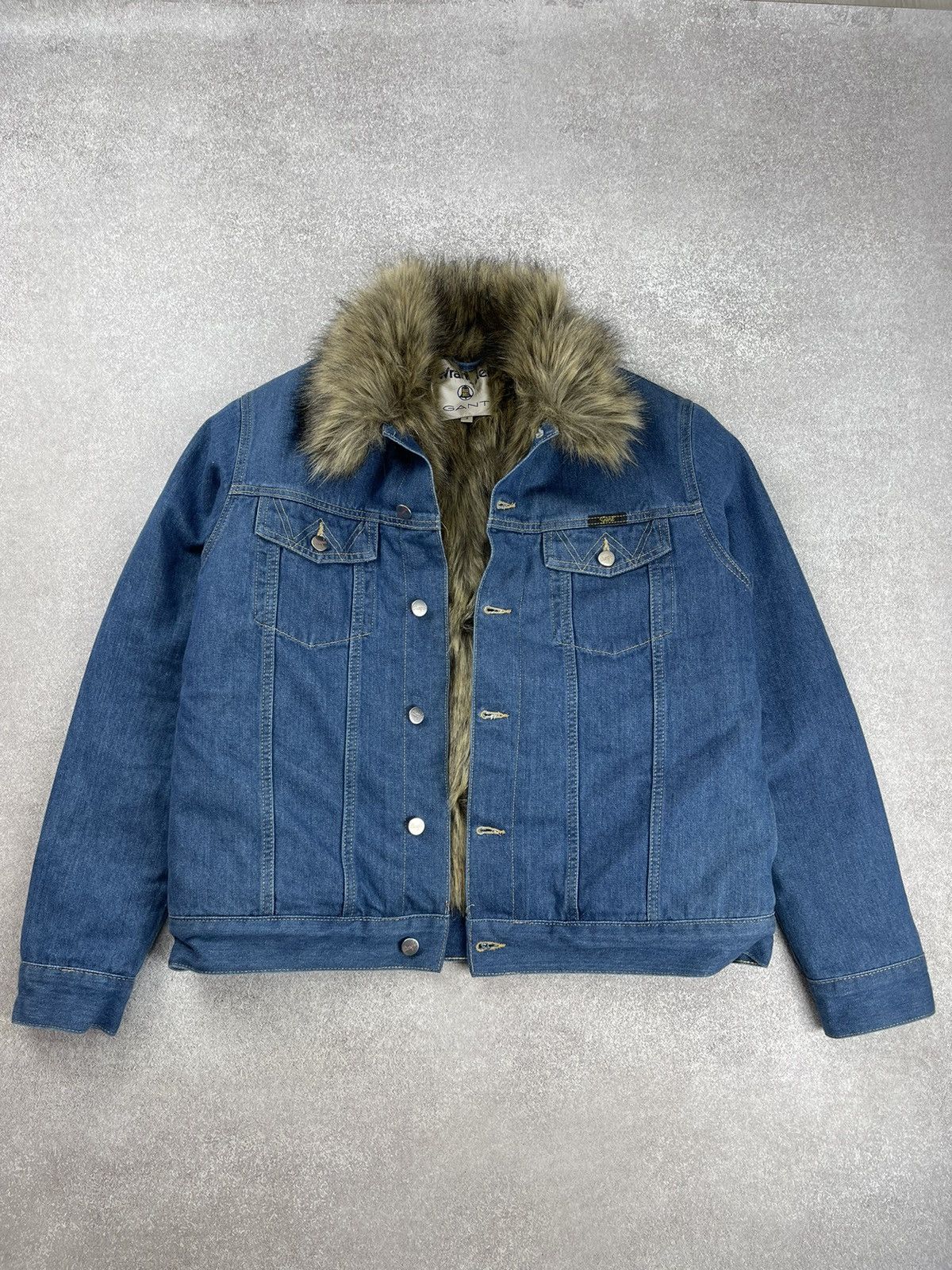 Gant × Wrangler Wrangler x Gant Faux Fur Denim Jacket Men’s Size S Size US S / EU 44-46 / 1 - 1 Thumbnail