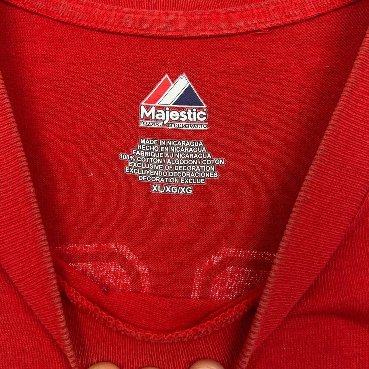 Majestic Los Angeles LA Angels Trout 27 Shirt Men XL MLB Cotton Size US XL / EU 56 / 4 - 4 Thumbnail