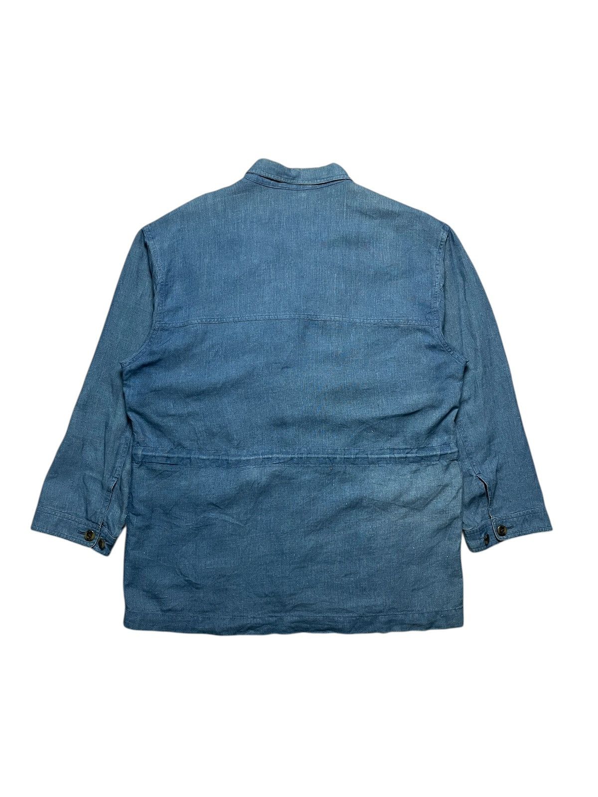 Issey Miyake 2000’s Intermezzo - Oversized Soft Denim Jacket Size US L / EU 52-54 / 3 - 8 Thumbnail