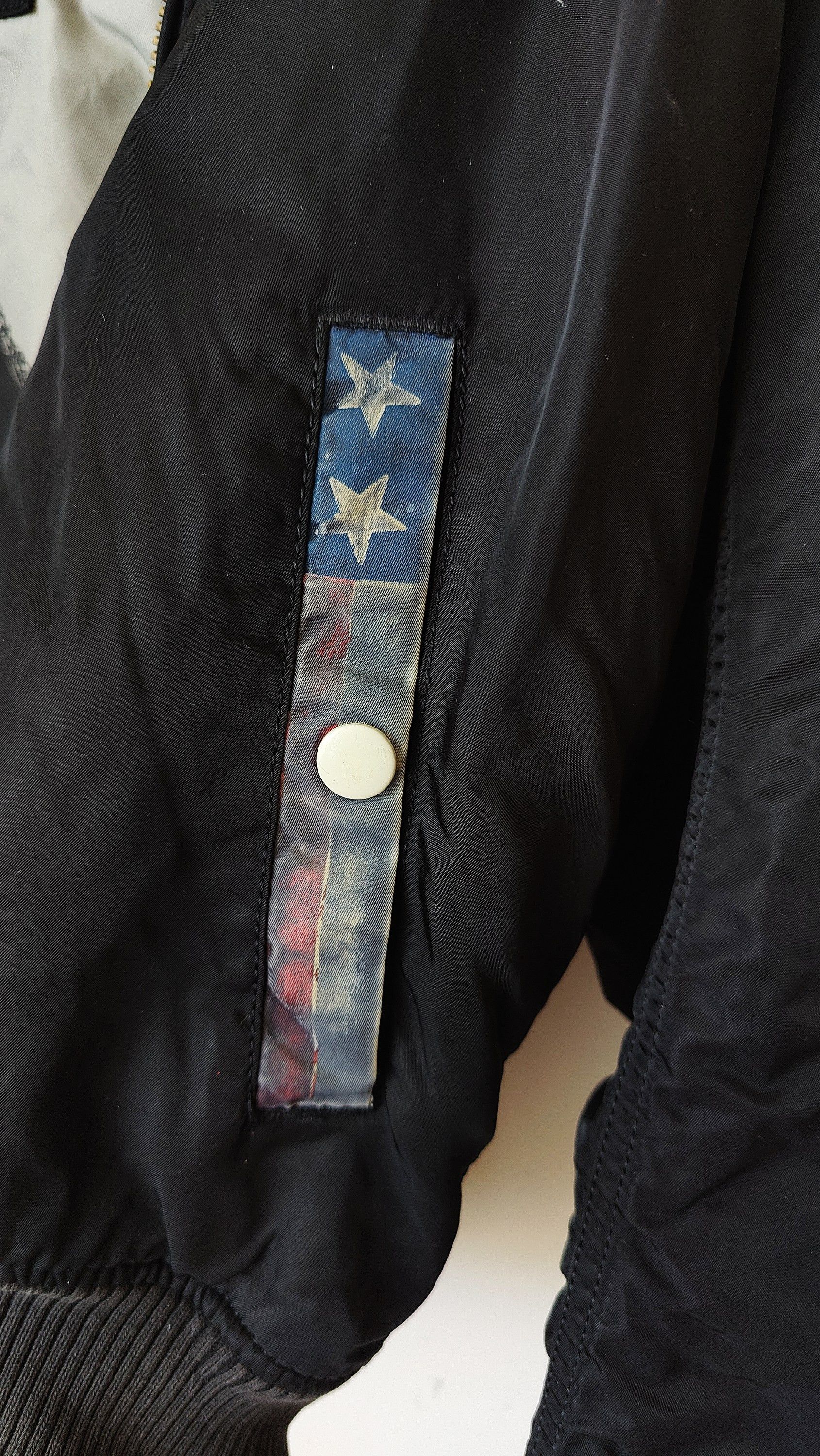 Alpha Industries × Vintage Alpha Industries USA Special Edition Military Bomber Jacket Size US M / EU 48-50 / 2 - 7 Thumbnail