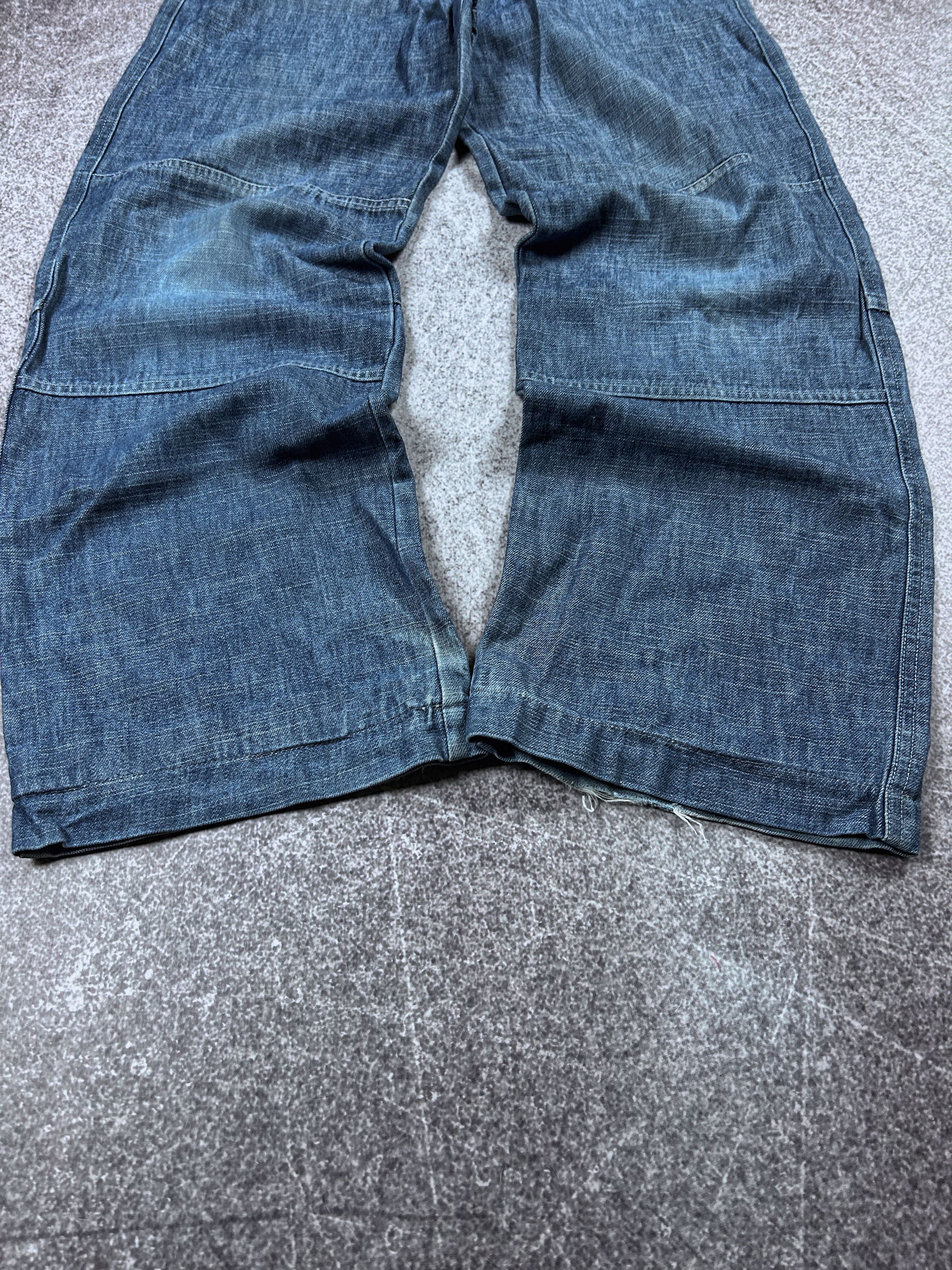 Designer VTG BAGGY RAP SK8 JNCO RICK OWENS STYLE WASHED JEANS Y2K Size US 30 / EU 46 - 4 Thumbnail