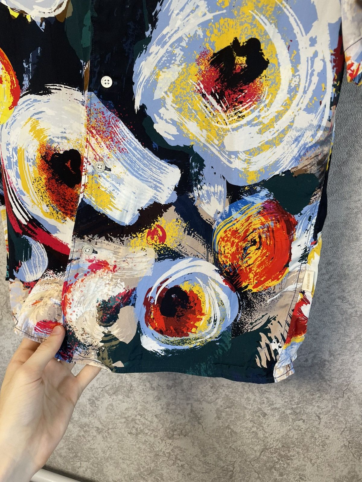 Aime Leon Dore Aime Leon Dore ALD Floral Brush Stroke Leisure Shirt Size US M / EU 48-50 / 2 - 7 Thumbnail