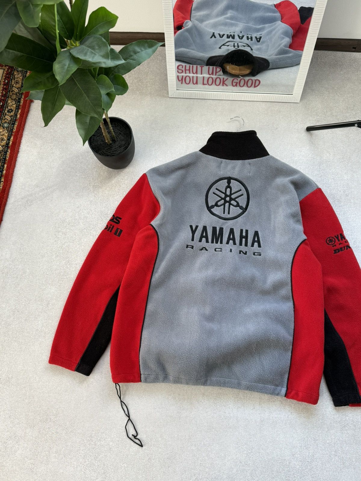 Yamaha YAMAHA VINTAGE RACING FLEECE FUL ZIP MOTORED MEN’S JACKET Size US XL / EU 56 / 4 - 10 Thumbnail