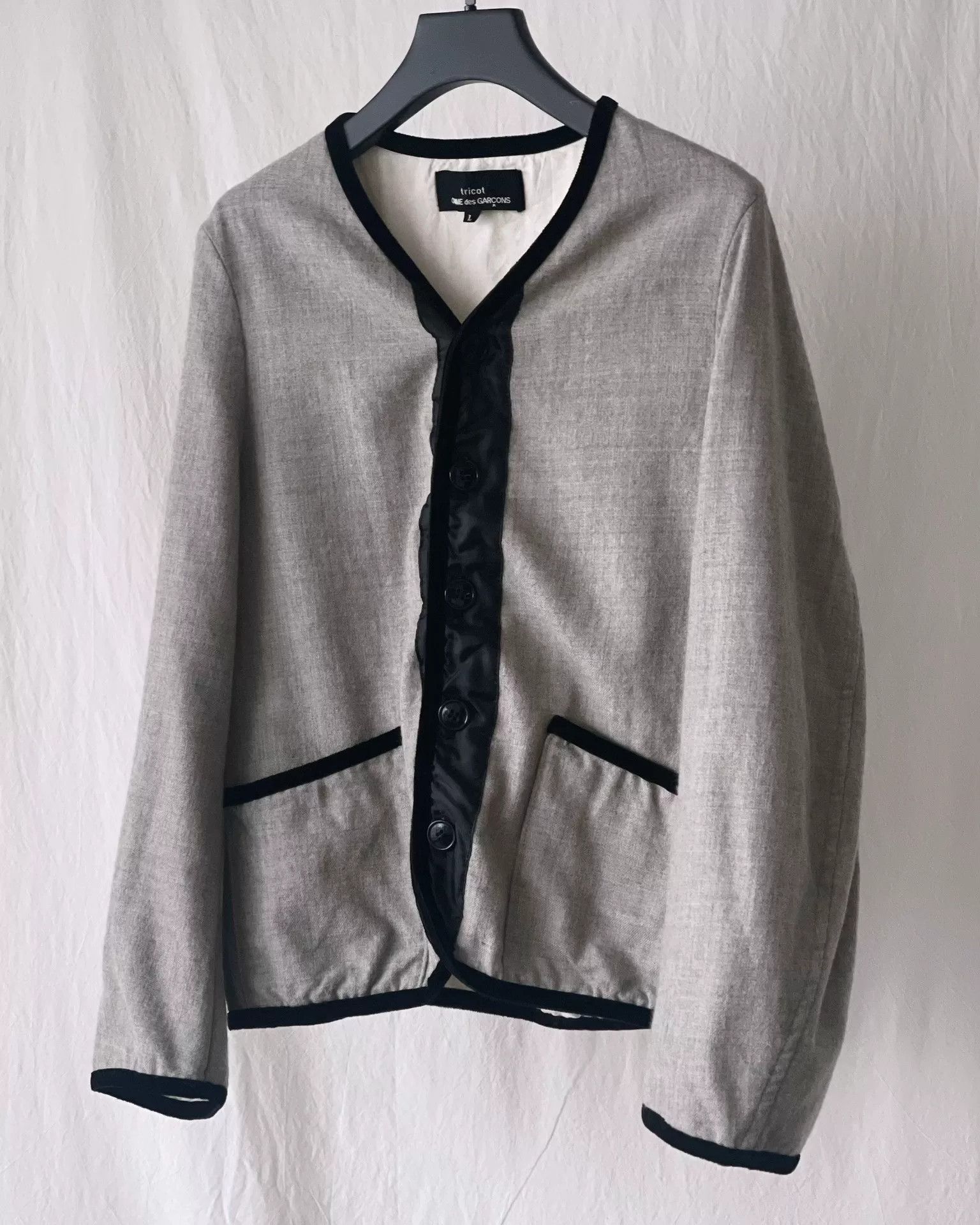 Comme des Garcons Comme des Garçons Wool Jacket Size L / US 10 / IT 46 - 1 Thumbnail