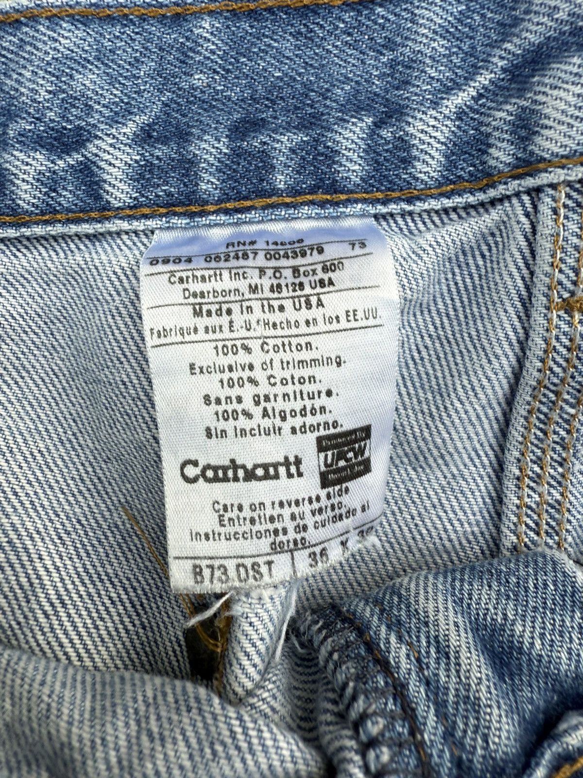 Carhartt Double Knee Carhartt Denim Size US 36 / EU 52 - 2 Thumbnail