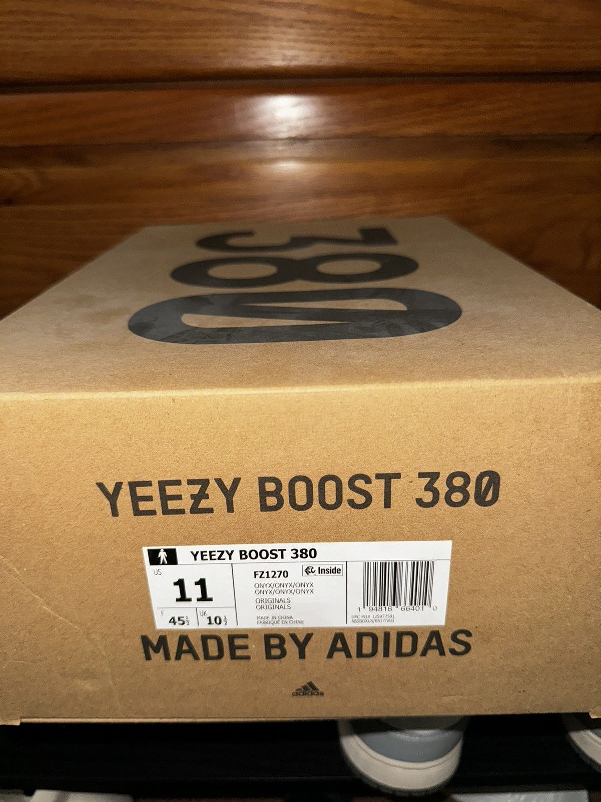 Adidas × Kanye West × Yeezy ADIDAS YEEZY - YEEZY BOOST 380 “ONYX NON-REFLECTIVES Size US 11 / EU 44 - 6 Thumbnail