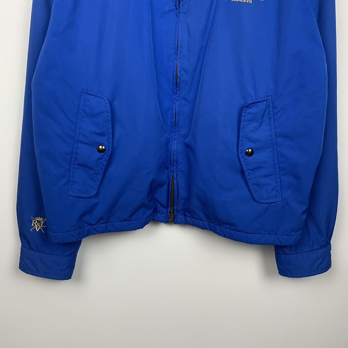 Polo Ralph Lauren Vintage Polo Ralph Lauren Full Zip Jacket Blue Size L Logo Size US L / EU 52-54 / 3 - 3 Thumbnail