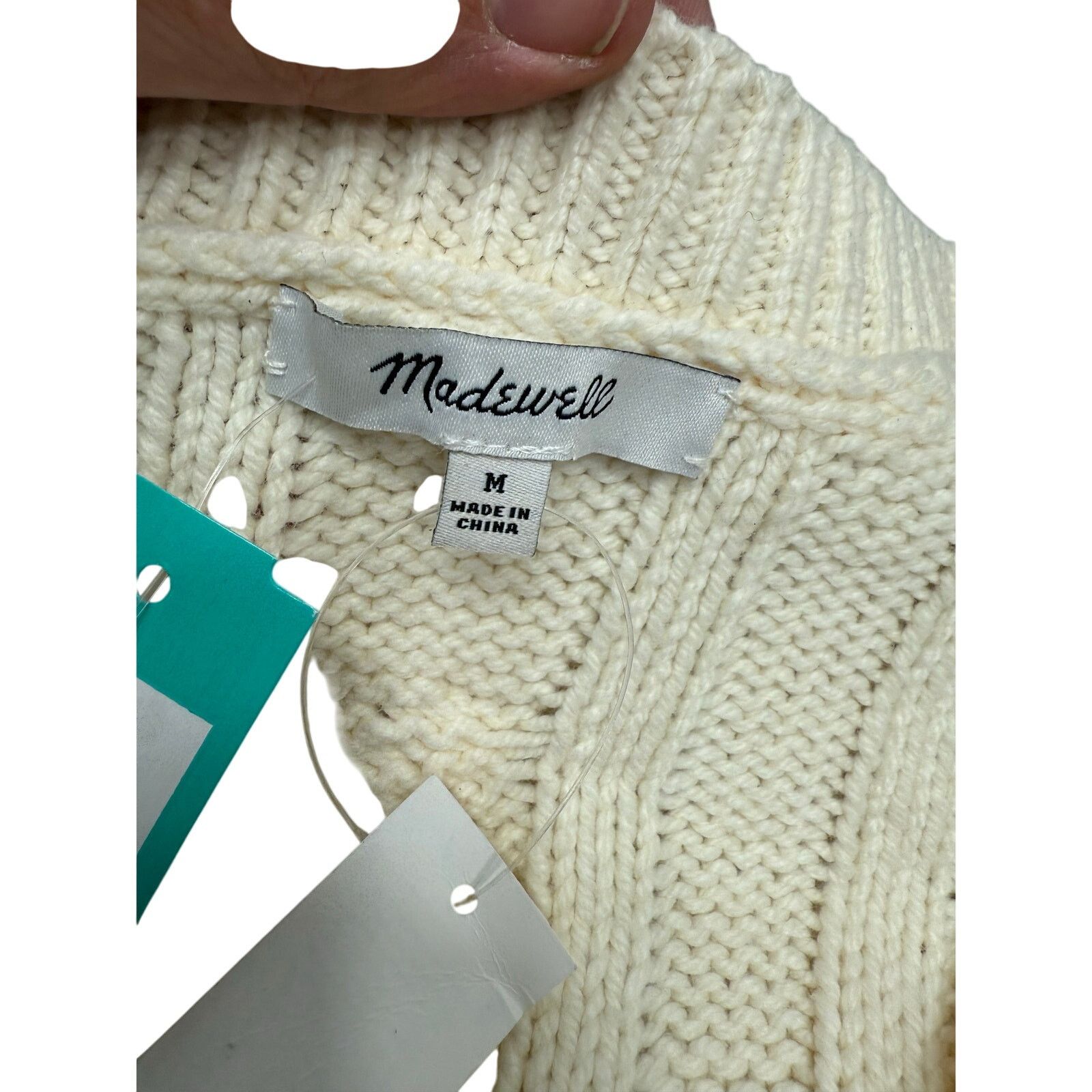 Madewell Madewell Women's Oversized Sweater Chunky sz M NEW #G728 Size M / US 6-8 / IT 42-44 - 6 Thumbnail