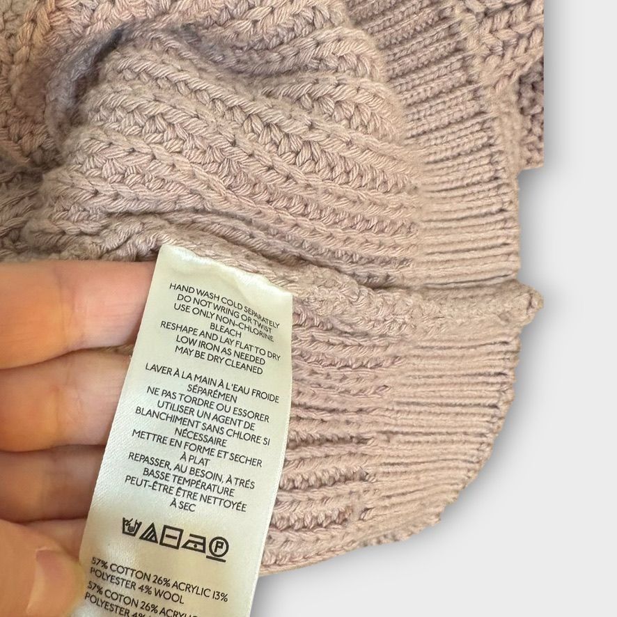 Anthropologie Maeve Anthropologie Ribbed Sweater XXS Blush Mauve Knit Boho Size XXS / US 00 / IT 34 - 7 Thumbnail