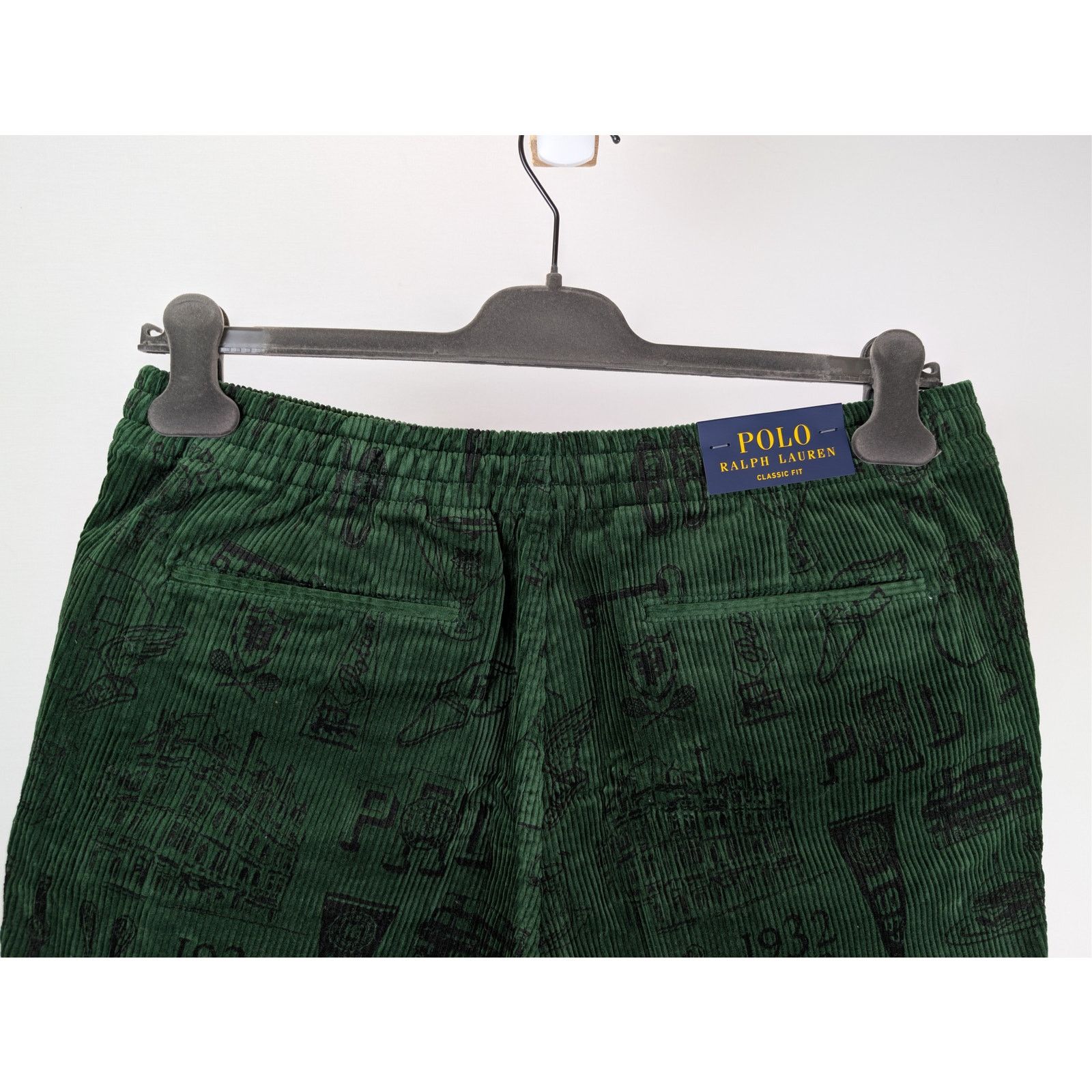 Polo Ralph Lauren o1rshd1 CC20 Velvet Shorts in Green Size US 32 / EU 48 - 11 Thumbnail