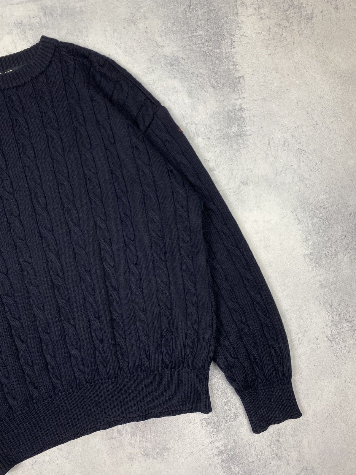 Paul & Shark Vintage Paul Shark Wool Italy Designer Knit Sweater Size US L / EU 52-54 / 3 - 6 Thumbnail