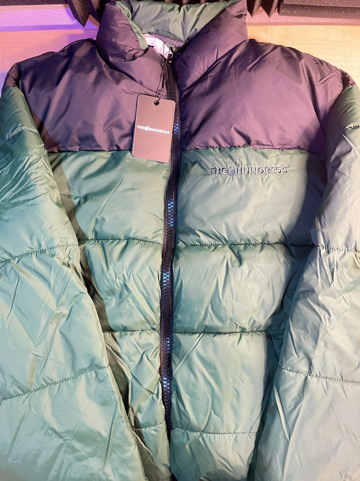 The Hundreds The Hundreds Padded Zip Jackets (L, Green) Size US L / EU 52-54 / 3 - 2 Thumbnail