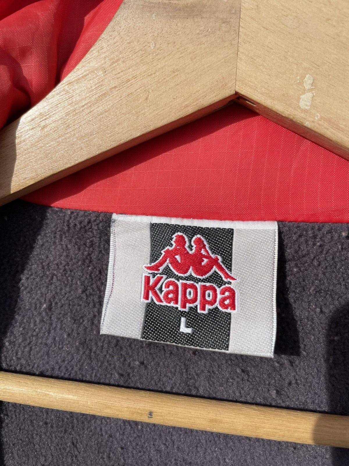 Kappa RARE🔥 Kappa Side Tape Retro Windbreker Jacket Hoodie Size US L / EU 52-54 / 3 - 12 Thumbnail