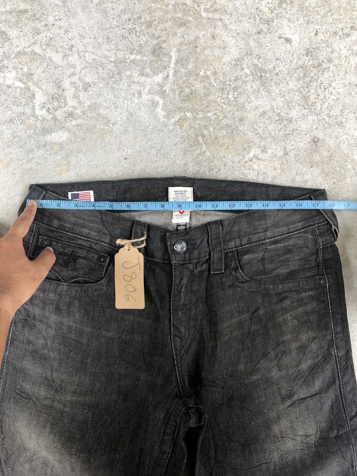 True Religion Vintage True Religion Ricky Distressed Jeans Size US 35 - 17 Thumbnail