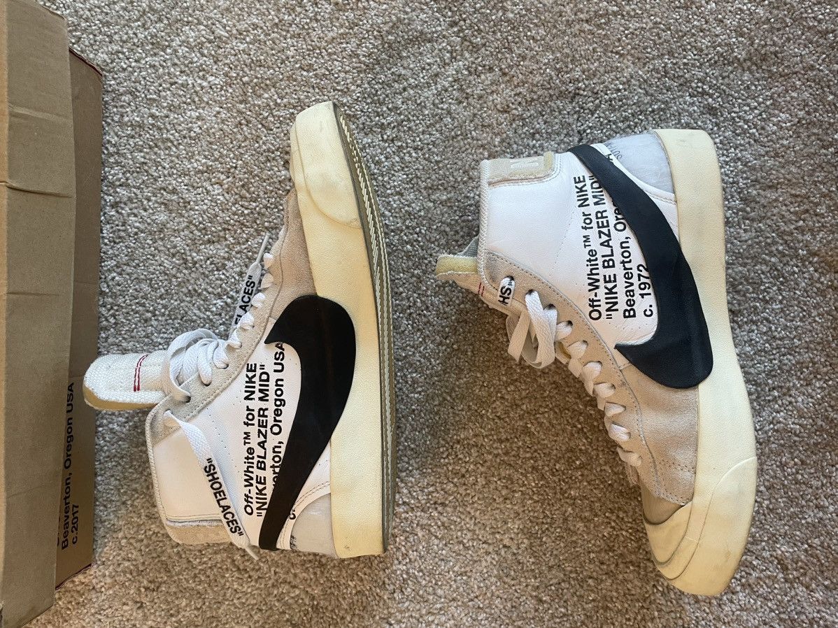 Nike Nike x OFF-WHITE Nike blazer mid “The Ten” | Grailed