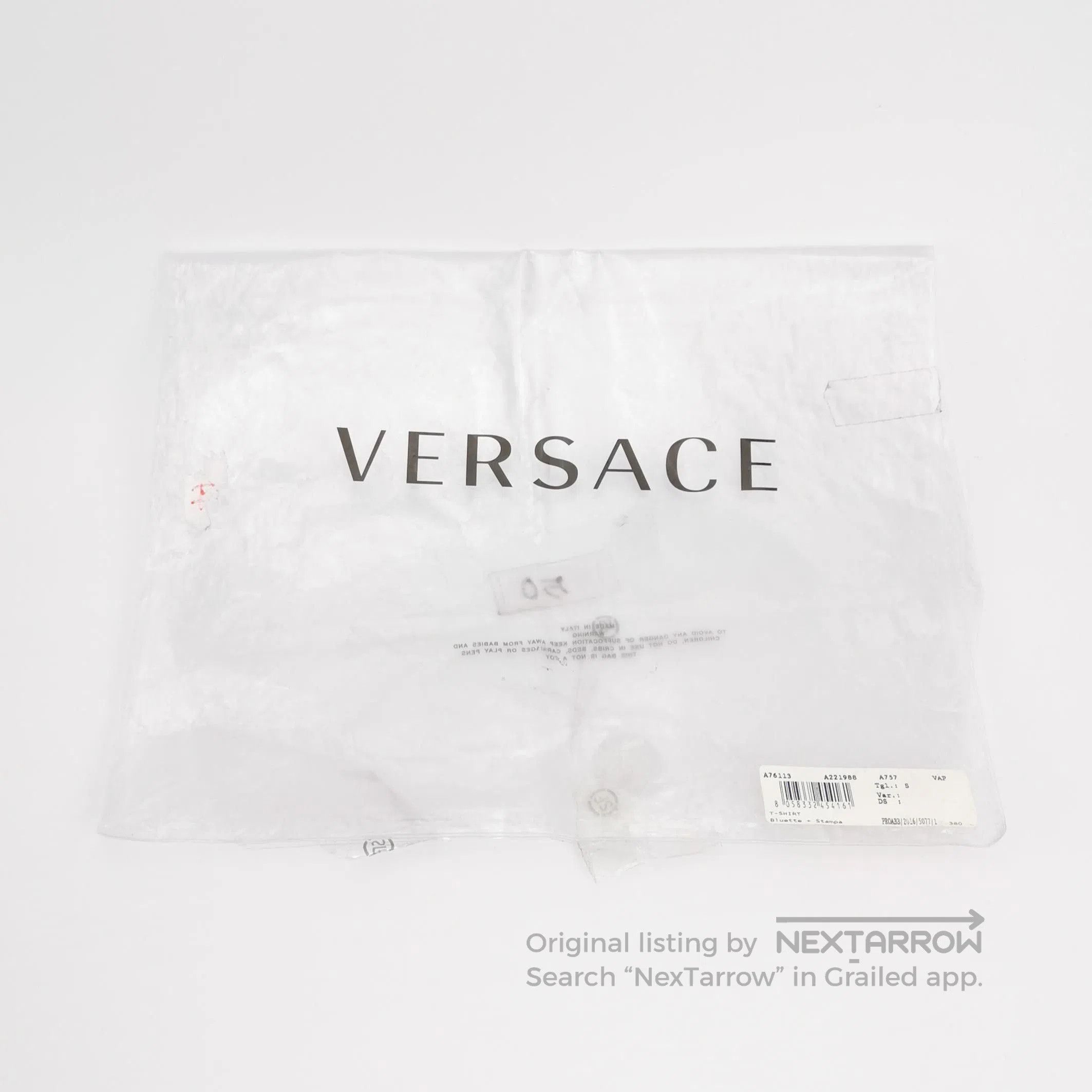 Versace Versace Red Zip Logo Print Coat XL. Size US M / EU 48-50 / 2 - 2 Thumbnail