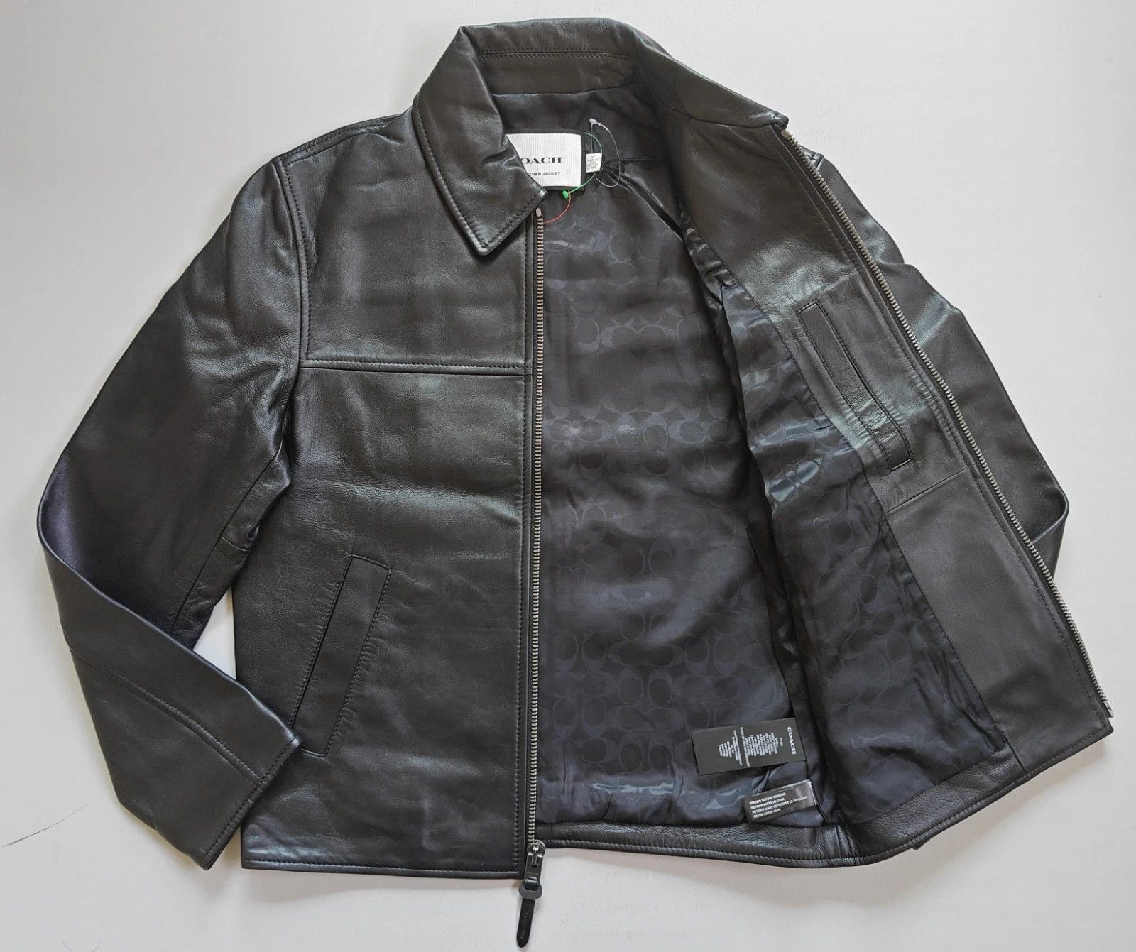 Coach Coach Leather Jacket FTP 5061 Size US XS / EU 42 / 0 - 6 Thumbnail