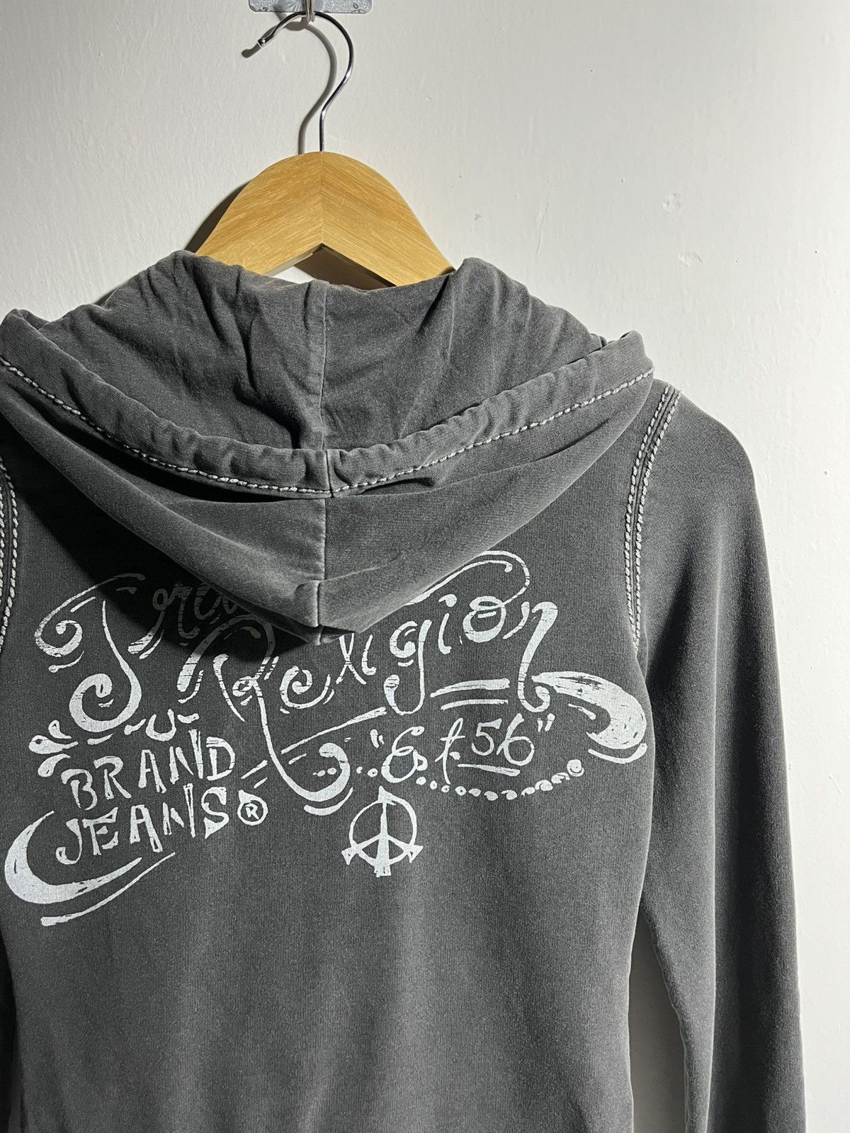 True Religion True Religion I6W9 Punk Seditionaries Hoodie Size XS / US 0-2 / IT 36-38 - 11 Thumbnail