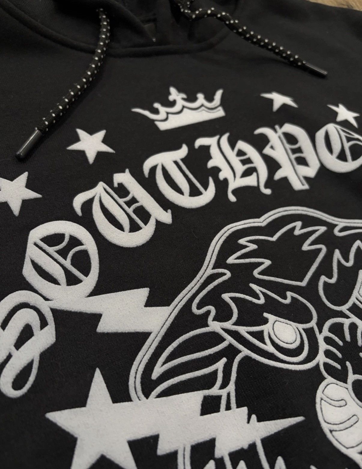 Southpole Vintage Y2k Southpole Gothic Cross Tiger Hoodie Black Large Size US L / EU 52-54 / 3 - 5 Thumbnail