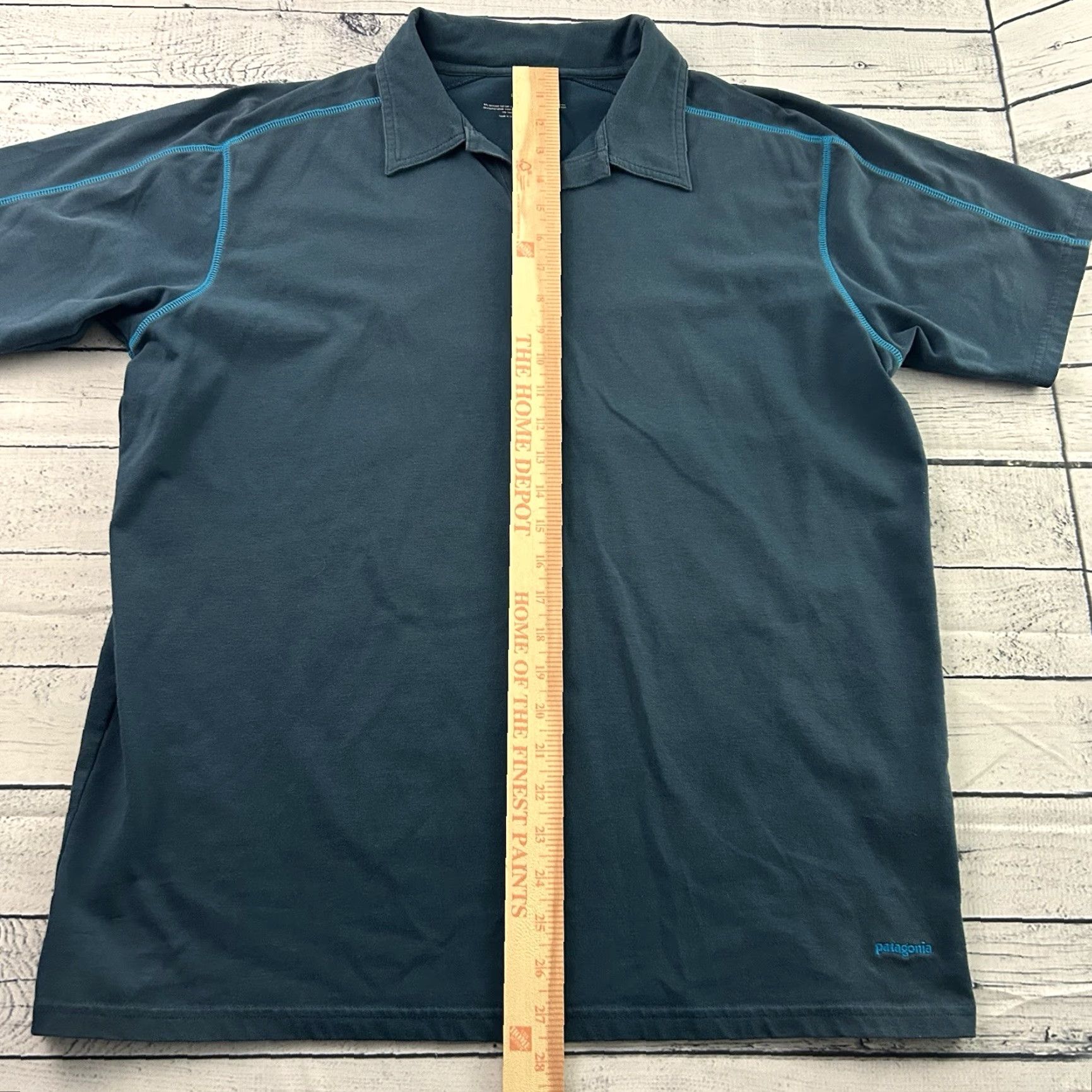 Patagonia Patagonia Short Sleeve Organic Cotton Polo Shirt Men's L Blue Shirt Mens Polo Blue Patagonia Short Sleeve Organic Cotton Polo Shirt L Mens Size US L / EU 52-54 / 3 - 4 Thumbnail