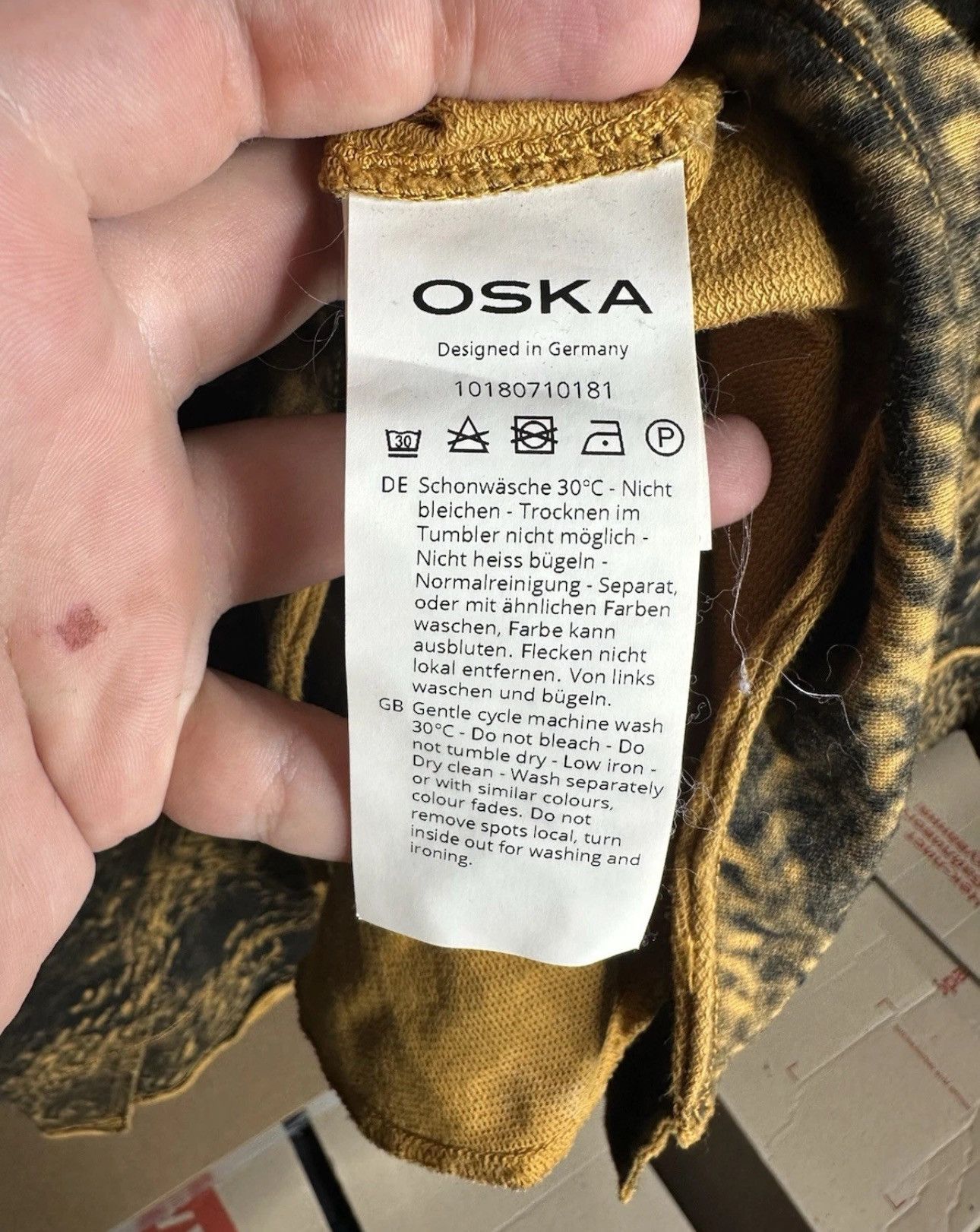 OSKA OSKA Women’s Artistic Blazer Jacket Brushed Abstract Print Size L / US 10 / IT 46 - 5 Thumbnail