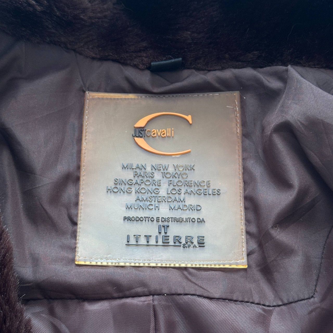 Roberto Cavalli Roberto Cavalli Y2K Vintage Faux Fur Details Brown Jacket Size M / US 6-8 / IT 42-44 - 11 Thumbnail