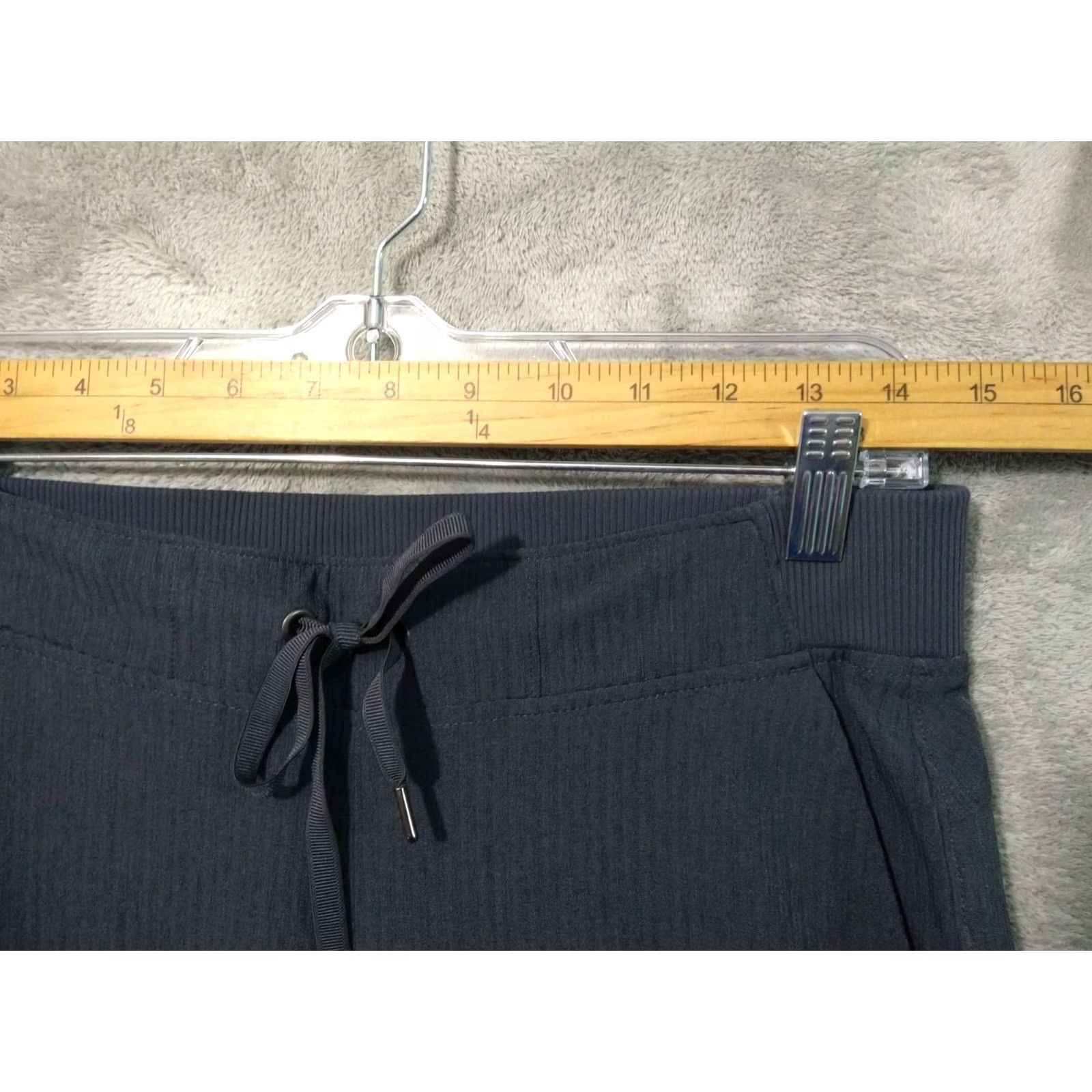 Athleta Athleta Pants Womens 4 Gray Stripe Midtown Trouser Pull On Stretch | Jogger Style | Casual | Regular Fit | 28.5 in Inseam | Gray Size 27" / US 4 / IT 40 - 3 Thumbnail