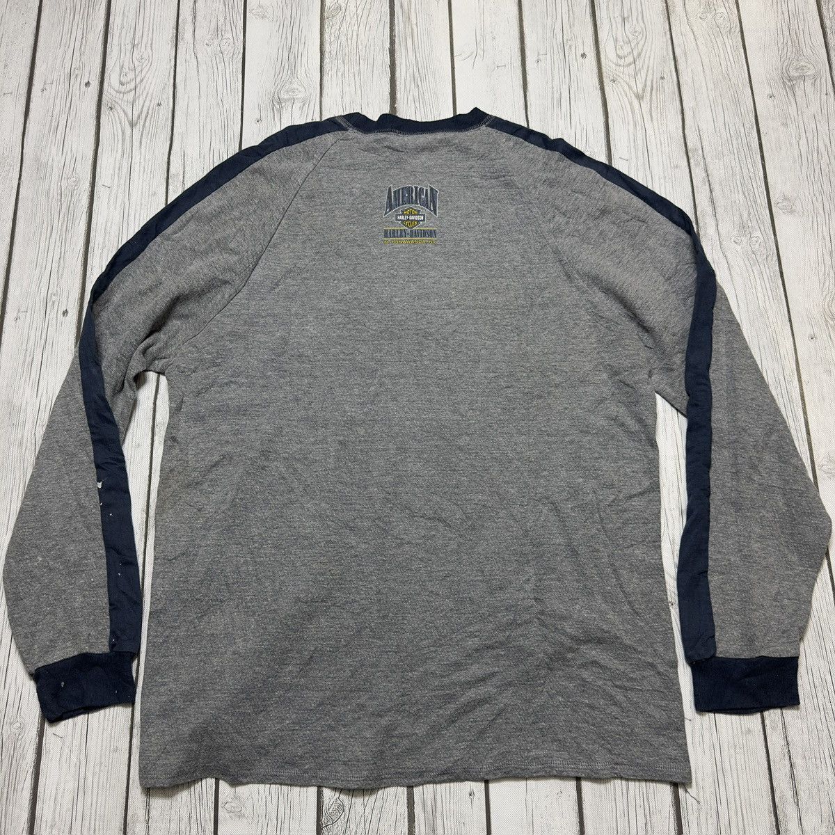 Harley Davidson × Vintage Vintage Harley Davidson long sleeve shirt Size US L / EU 52-54 / 3 - 2 Thumbnail