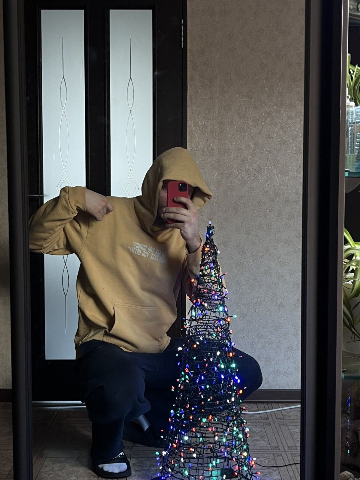 Designer × Rap Tees Crazy Fletcher Hoodie garment-dyed Rap Sweatshirt sk8 Size US XL / EU 56 / 4 - 4 Thumbnail