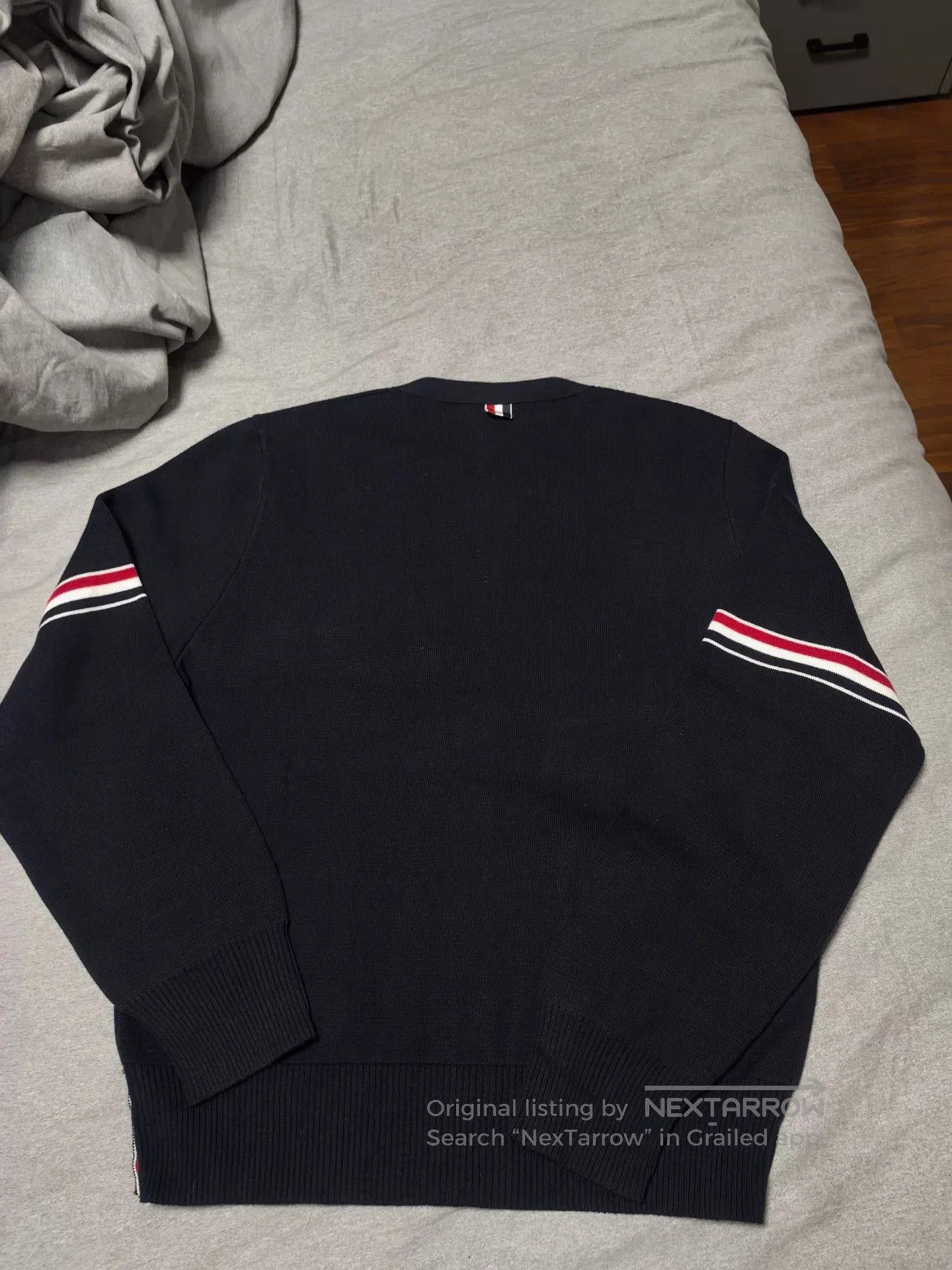 Thom Browne classic thom browne cardigan in navy blue. Size US M / EU 48-50 / 2 - 6 Thumbnail