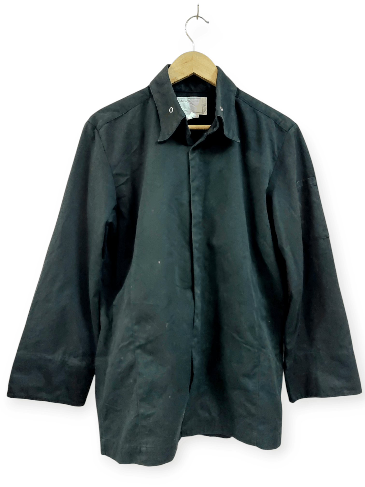 Montblanc Montblanc Black Chef Style Button Up Size US L / EU 52-54 / 3 - 1 Thumbnail