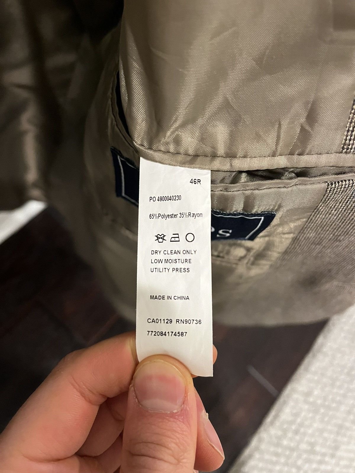 Chaps Ralph Lauren × Polo Ralph Lauren × Ralph Lauren Tan Chaps Ralph Lauren Blazer 46R Size 46R - 4 Thumbnail