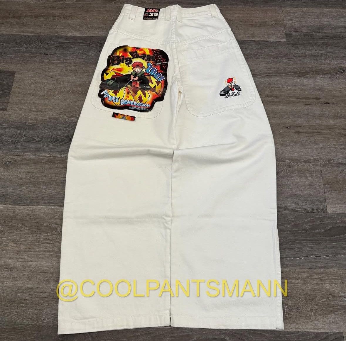 JNCO × Vintage Rare Vintage y2k JNYX baggy wide leg embroidered JNCO style Size US 30 / EU 46 - 1 Thumbnail