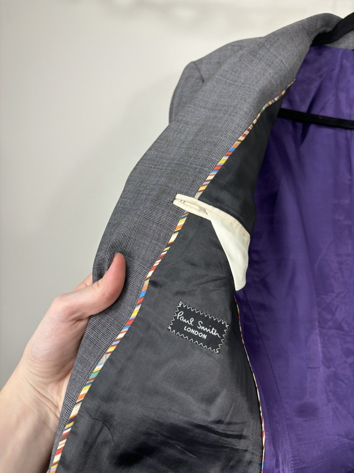 Paul Smith Paul Smith 2-Buttons Gray Formal Luxury Wool Blazer Jacket Size 42R - 18 Thumbnail