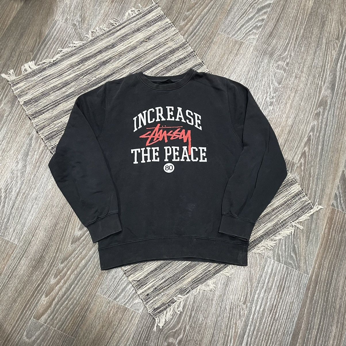 Stussy × Vintage Stussy Increase The Peace Zipper Overprint