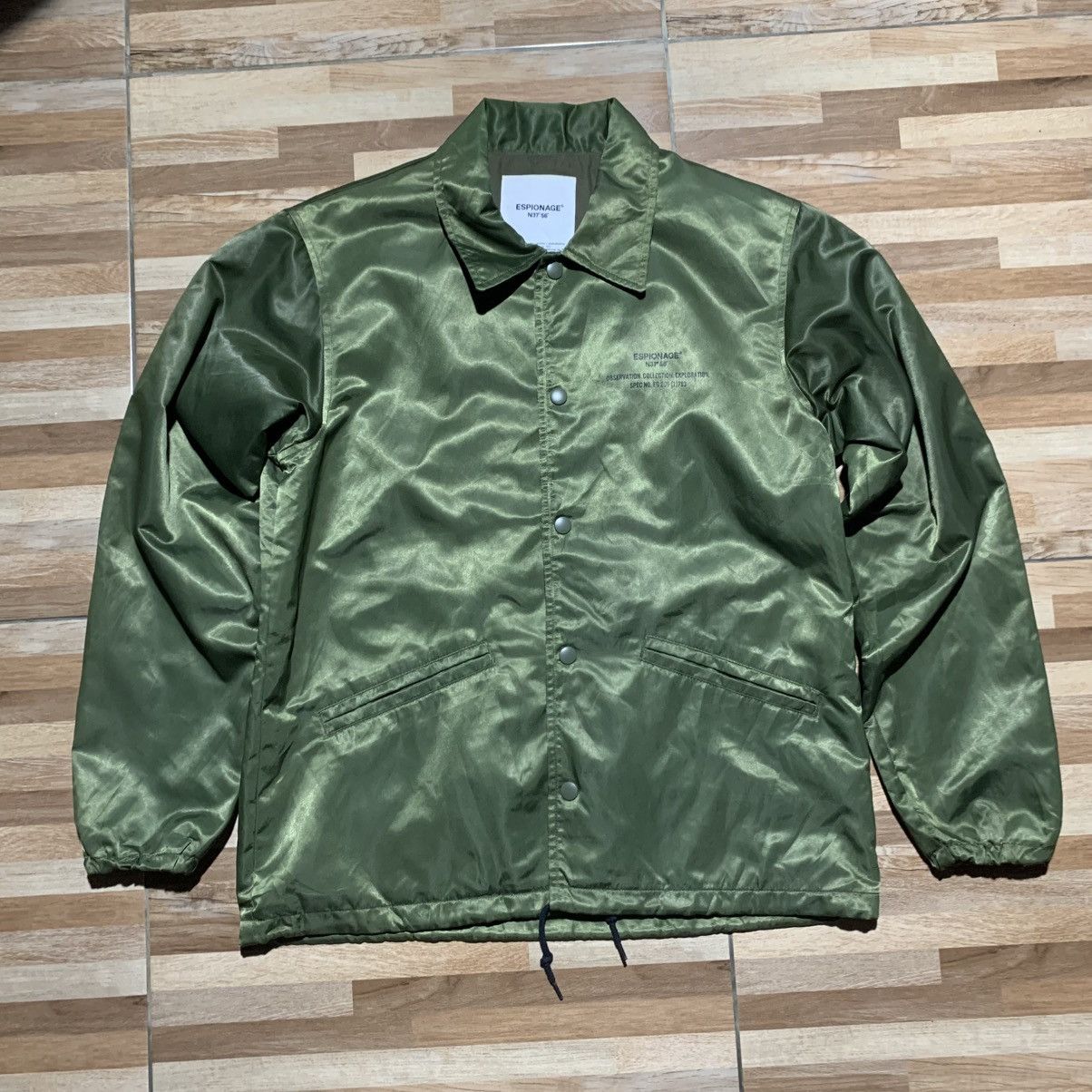 Other ESPIONAGE "ESUI" Coach Jacket Olive Size US M / EU 48-50 / 2 - 1 Thumbnail