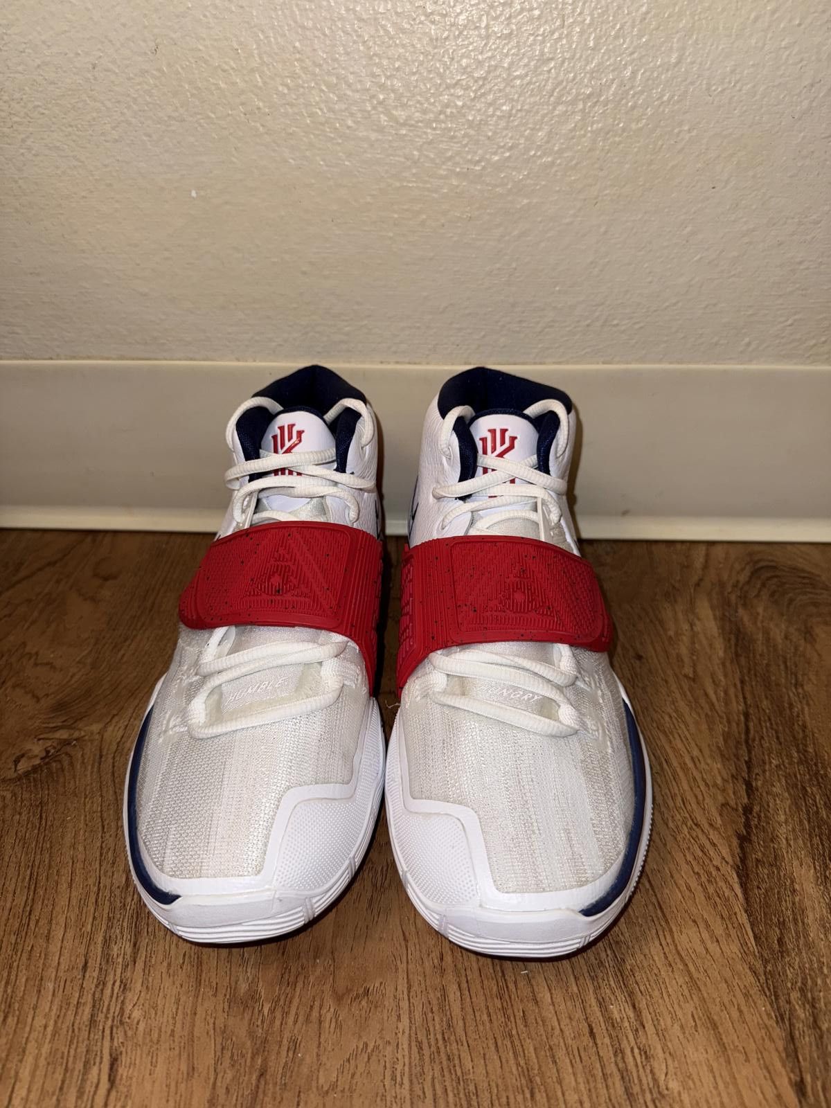 Nike Nike Kyrie 6 USA White (GS) Size US 5.5 / EU 38 - 2 Thumbnail