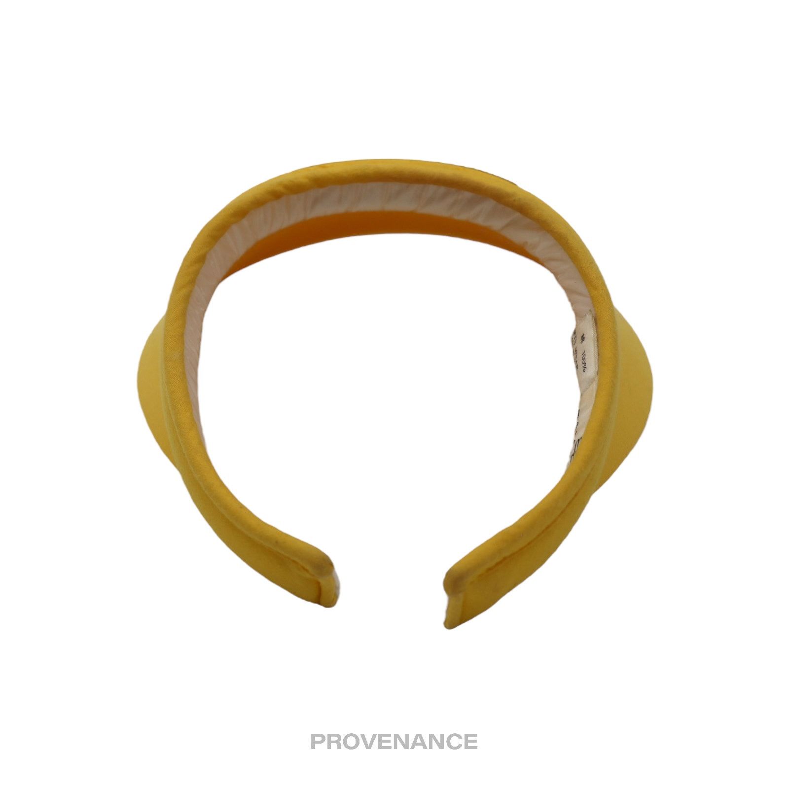 Balenciaga 🔴 Balenciaga Logo Visor - Yellow Size ONE SIZE - 6 Thumbnail