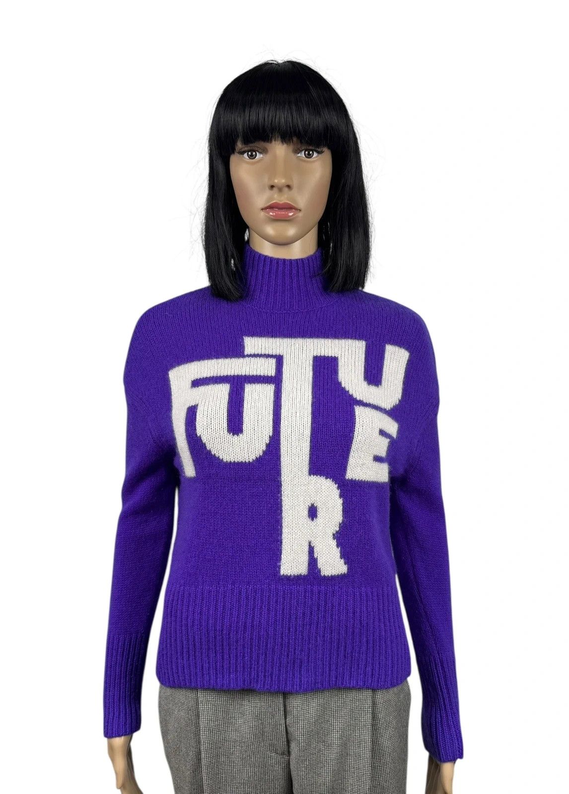 Other From Future 100% Cashmere Pullover Printed size XS Size XS / US 0-2 / IT 36-38 - 1 Thumbnail