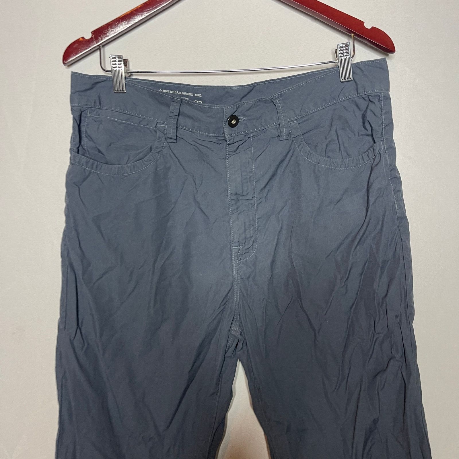 Save Khaki United SKU Save Khaki United grey chino pants 33x28 Size US 33 - 2 Thumbnail